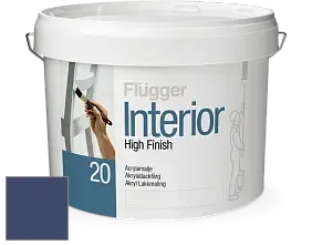 Краска Flugger Interior High Finish 20 акриловая полуматовая эмаль цвет 2468 