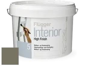 Краска Flugger Interior High Finish 5 матовая акриловая краска-грунт цвет NCS S 6010-G70Y 