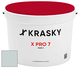 Краска X Pro 7 X Krasky матовая краска для стен и потолков цвет NCS S 1505-B50G 