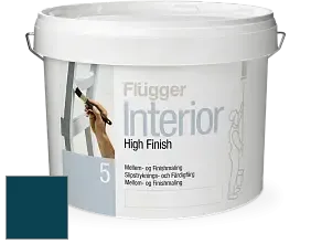 Краска Flugger Interior High Finish 5 матовая акриловая краска-грунт цвет RAL 5020 