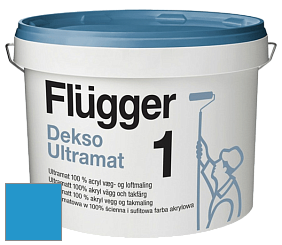 Краска Flugger Dekso 1 ультраматовая краска цвет NCS S 1560-R90B 