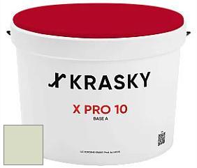 Краска X Pro 10 X Krasky матовая краска для стен и потолков цвет NCS S 1010-G40Y 