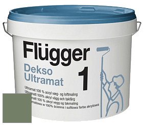 Краска Flugger Dekso 1 ультраматовая краска цвет NCS S 5020-G30Y 