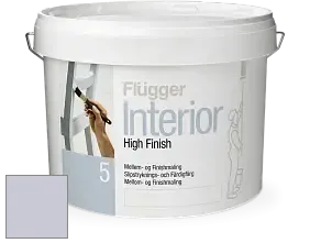 Краска Flugger Interior High Finish 5 матовая акриловая краска-грунт цвет NCS S 1510-R60B 