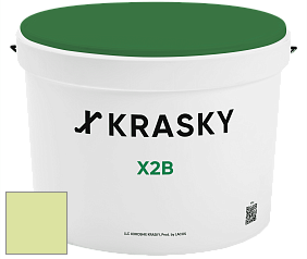 Краска X2B X Krasky глубокоматовая краска для потолков цвет NCS S 0530-G50Y 