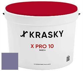 Краска X Pro 10 X Krasky матовая краска для стен и потолков цвет NCS S 4030-R60B 