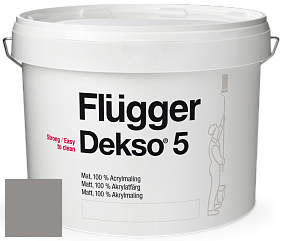 Краска Flugger Dekso 5 матовая краска цвет 5354 