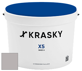 Краска X5 X Krasky матовая краска для стен и потолков цвет 5415 