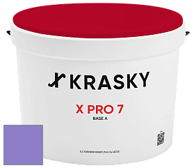 Краска X Pro 7 X Krasky матовая краска для стен и потолков цвет 1446 