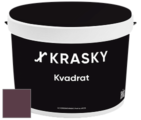 Краска X2B Kvadrat X Krasky матовая краска для потолков глубокого чёрного цвета цвет 4418 