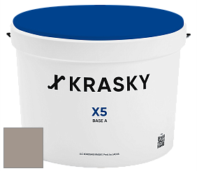 Краска X5 X Krasky матовая краска для стен и потолков цвет NCS S 4005-Y50R 