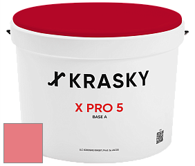 Краска X PRO 5 X Krasky матовая краска для стен и потолков цвет NCS S 0560-R 