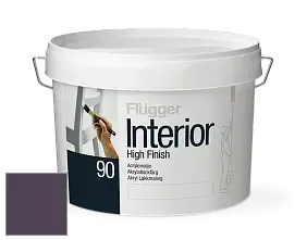 Краска Flugger Interior High Finish 90 акриловая глянцевая эмаль цвет NCS S 7020-R50B 