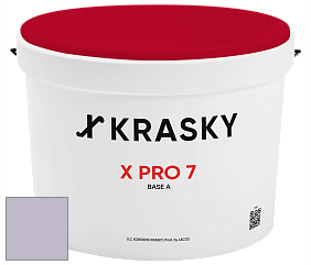Краска X Pro 7 X Krasky матовая краска для стен и потолков цвет 5445 