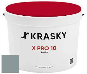 Краска X Pro 10 X Krasky матовая краска для стен и потолков цвет NCS S 4010-B50G 