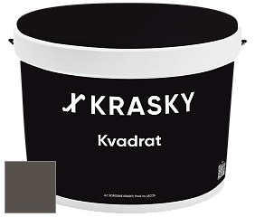 Краска X2B Kvadrat X Krasky матовая краска для потолков глубокого чёрного цвета цвет IN-729 
