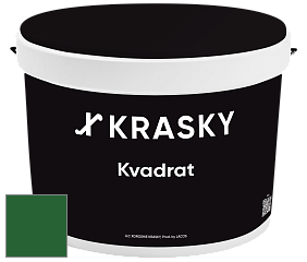 Краска X2B Kvadrat X Krasky матовая краска для потолков глубокого чёрного цвета цвет RAL 6002 