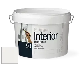 Краска Flugger Interior High Finish 90 акриловая глянцевая эмаль цвет NCS S 0500-N 