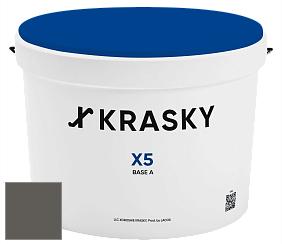 Краска X5 X Krasky матовая краска для стен и потолков цвет NCS S 7502-Y 