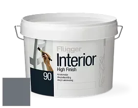 Краска Flugger Interior High Finish 90 акриловая глянцевая эмаль цвет NCS S 6005-R80B 