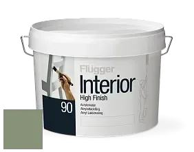 Краска Flugger Interior High Finish 90 акриловая глянцевая эмаль цвет NCS S 4020-G30Y 
