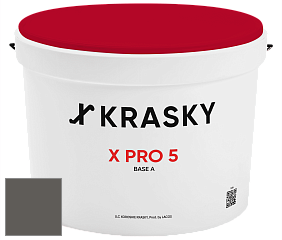 Краска X PRO 5 X Krasky матовая краска для стен и потолков цвет NCS S 7502-Y 