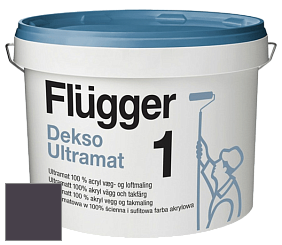 Краска Flugger Dekso 1 ультраматовая краска цвет NCS S 8010-R50B 
