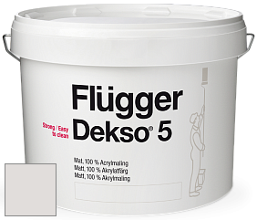 Краска Flugger Dekso 5 матовая краска цвет 4382 