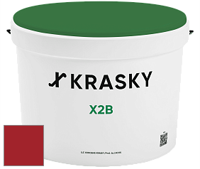 Краска X2B X Krasky глубокоматовая краска для потолков цвет RAL 3002 