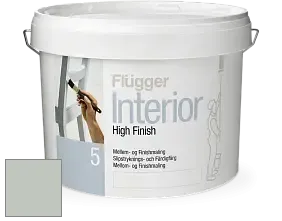 Краска Flugger Interior High Finish 5 матовая акриловая краска-грунт цвет NCS S 2005-G20Y 