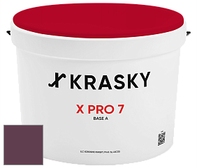 Краска X Pro 7 X Krasky матовая краска для стен и потолков цвет NCS S 6030-R30B 