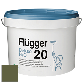 Краска Flugger Dekso H2O 20 полуматовая краска цвет NCS S 6030-G50Y 