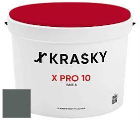 Краска X Pro 10 X Krasky матовая краска для стен и потолков цвет NCS S 7005-B80G 