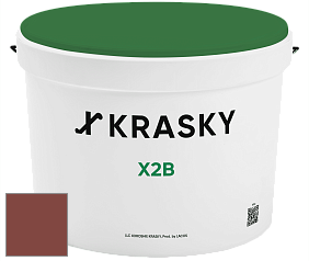 Краска X2B X Krasky глубокоматовая краска для потолков цвет NCS S 5040-Y80R 