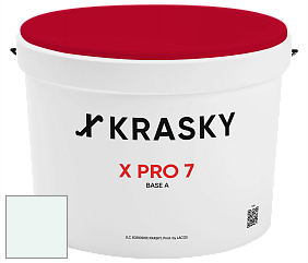 Краска X Pro 7 X Krasky матовая краска для стен и потолков цвет 3491 