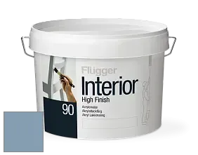 Краска Flugger Interior High Finish 90 акриловая глянцевая эмаль цвет NCS S 3020-R90B 