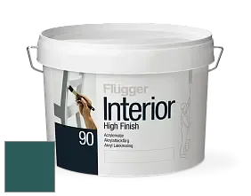 Краска Flugger Interior High Finish 90 акриловая глянцевая эмаль цвет NCS S 6030-B50G 