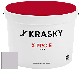 Краска X PRO 5 X Krasky матовая краска для стен и потолков цвет 5434 