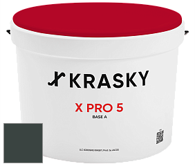 Краска X PRO 5 X Krasky матовая краска для стен и потолков цвет 4498 