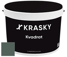 Краска X2B Kvadrat X Krasky матовая краска для потолков глубокого чёрного цвета цвет NCS S 7010-B90G 