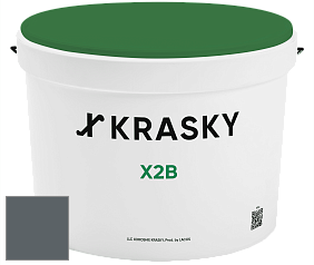 Краска X2B X Krasky глубокоматовая краска для потолков цвет NCS S 7005-B 