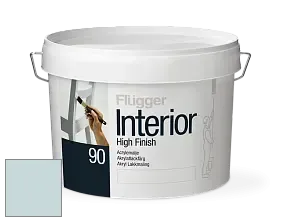 Краска Flugger Interior High Finish 90 акриловая глянцевая эмаль цвет NCS S 1010-B10G 