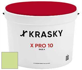 Краска X Pro 10 X Krasky матовая краска для стен и потолков цвет NCS S 0540-G40Y 