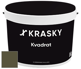 Краска X2B Kvadrat X Krasky матовая краска для потолков глубокого чёрного цвета цвет NCS S 7020-G70Y 