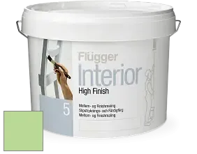 Краска Flugger Interior High Finish 5 матовая акриловая краска-грунт цвет NCS S 0540-G30Y 