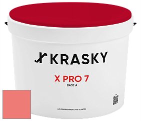Краска X Pro 7 X Krasky матовая краска для стен и потолков цвет NCS S 0560-Y90R 