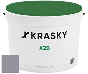 Краска X2B X Krasky глубокоматовая краска для потолков цвет NCS S 4010-R50B 
