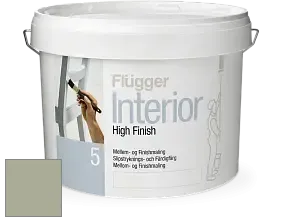 Краска Flugger Interior High Finish 5 матовая акриловая краска-грунт цвет NCS S 3010-G50Y 
