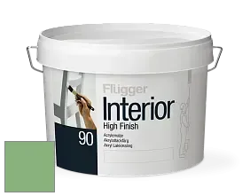 Краска Flugger Interior High Finish 90 акриловая глянцевая эмаль цвет NCS S 2040-G20Y 
