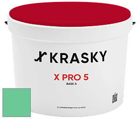 Краска X PRO 5 X Krasky матовая краска для стен и потолков цвет NCS S 1050-G 